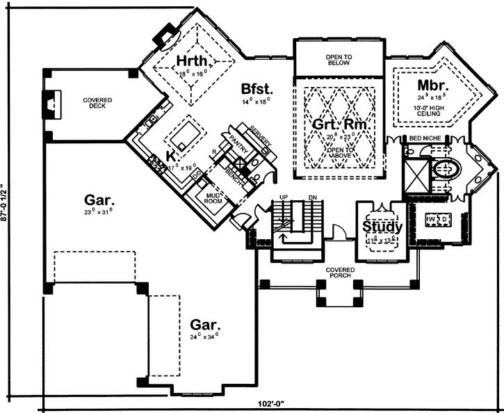 Main Floor Plan: 52-118
