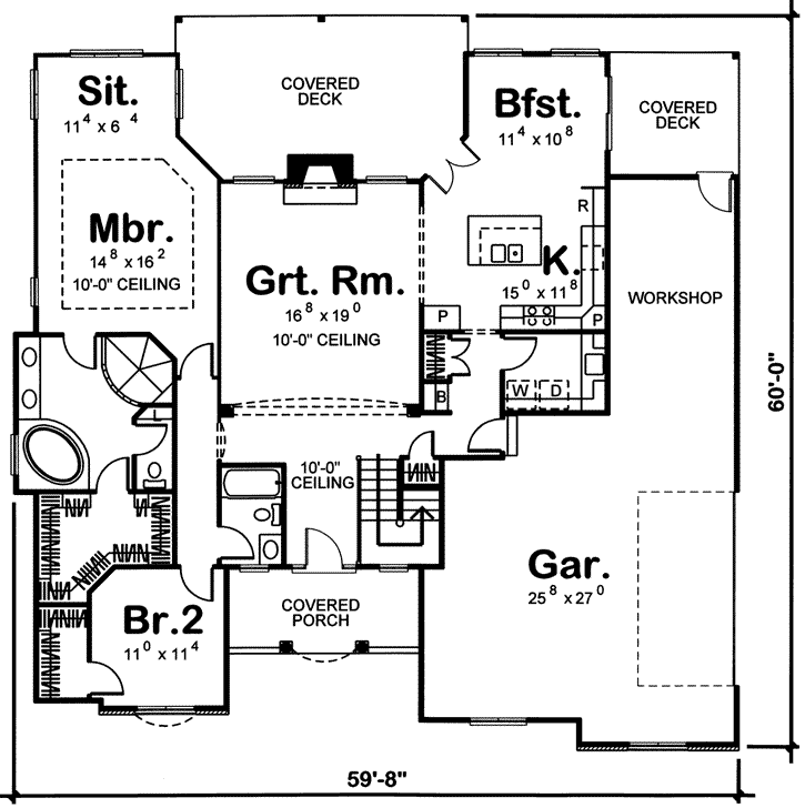Main Floor Plan: 52-119
