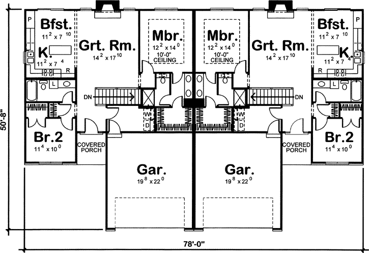 Main Floor Plan: 52-122