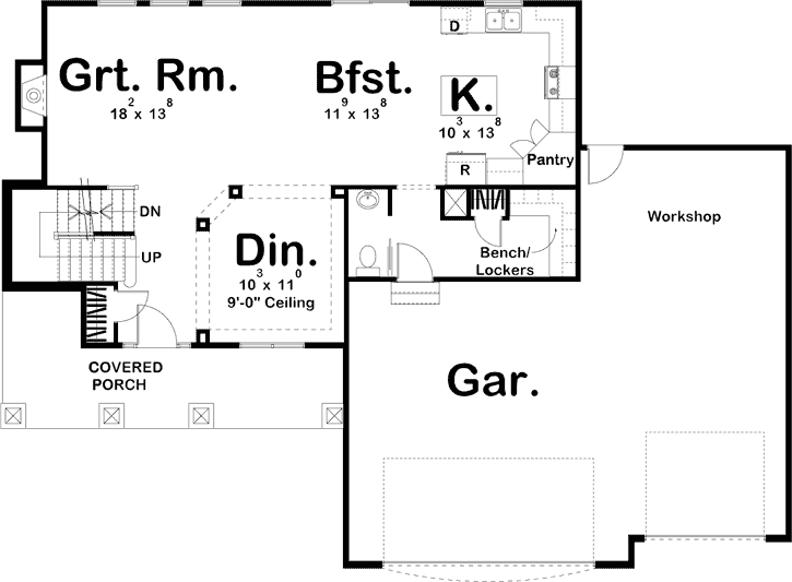 Main Floor Plan: 52-123