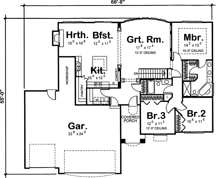 Main Floor Plan: 52-142