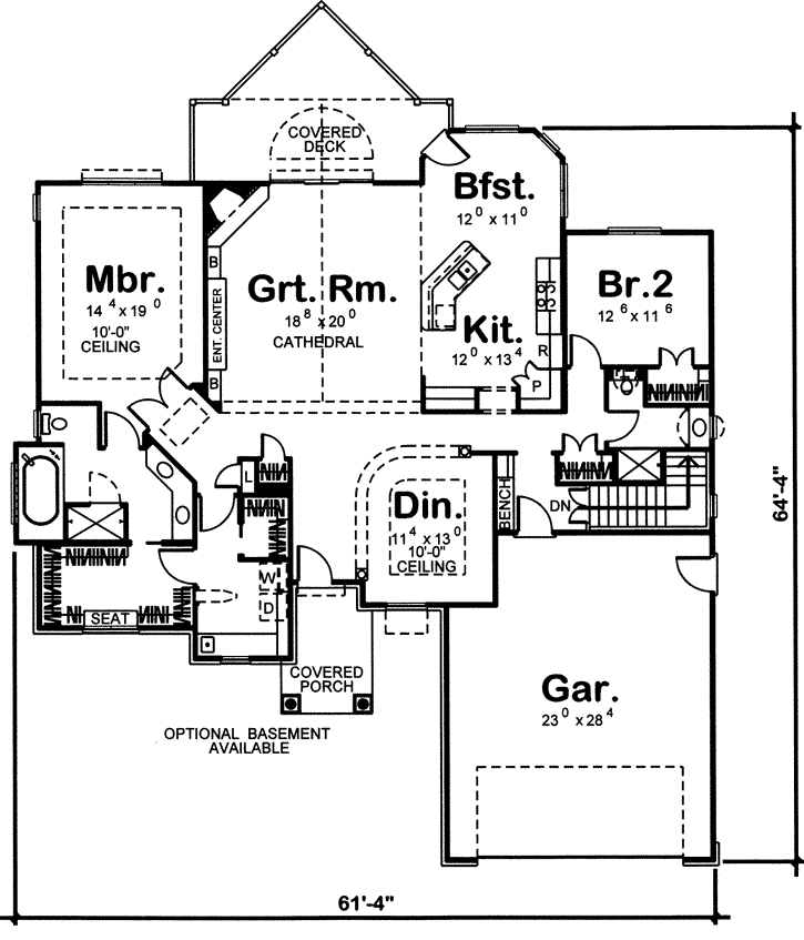 Main Floor Plan: 52-143