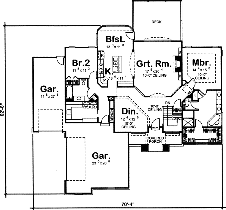 Main Floor Plan: 52-144