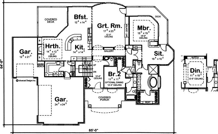 Main Floor Plan: 52-147