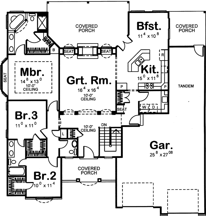 Main Floor Plan: 52-148