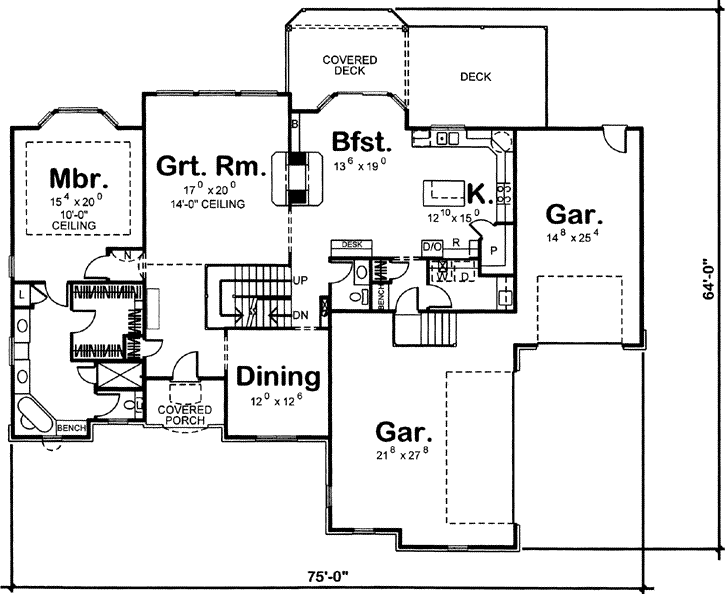 Main Floor Plan: 52-150