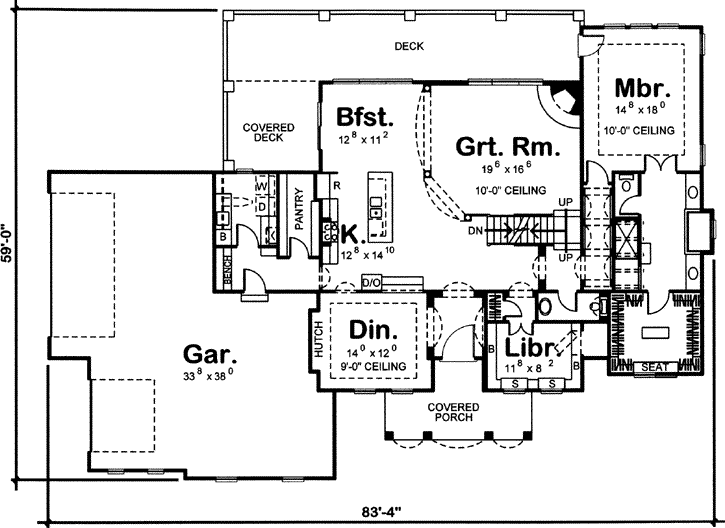 Main Floor Plan: 52-151