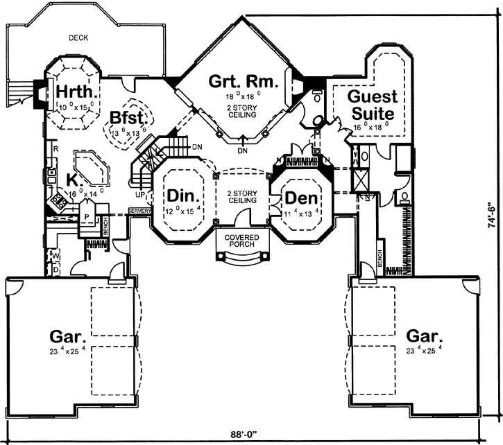 Main Floor Plan: 52-152