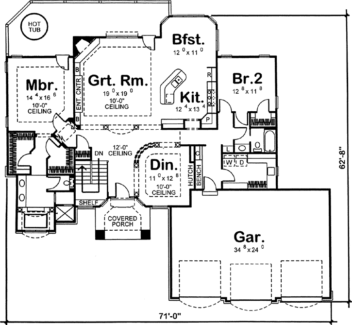 Main Floor Plan: 52-153