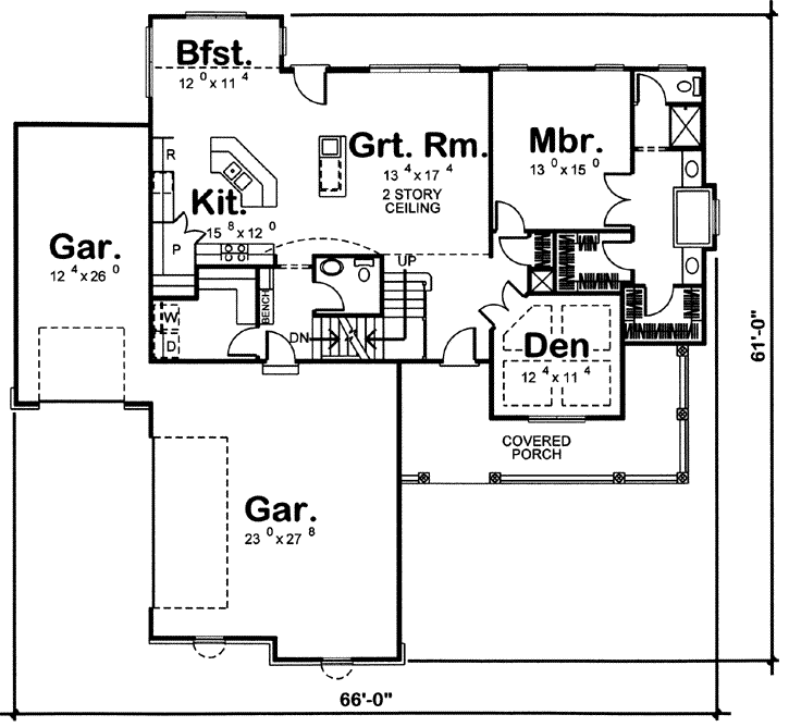 Main Floor Plan: 52-158