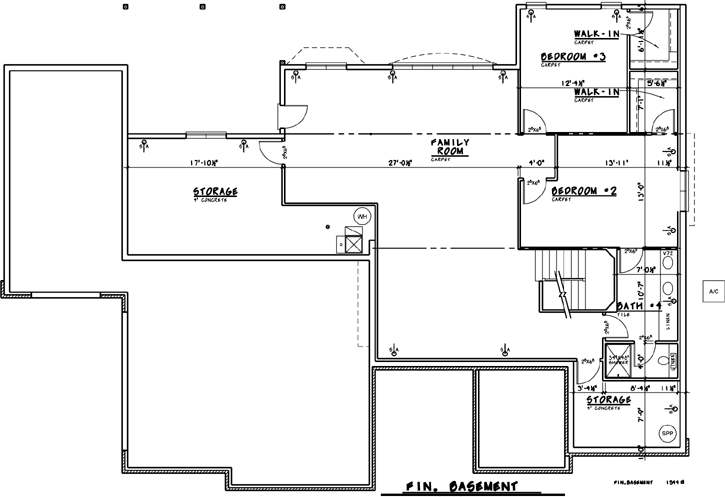 Lower Floor Plan: 52-160