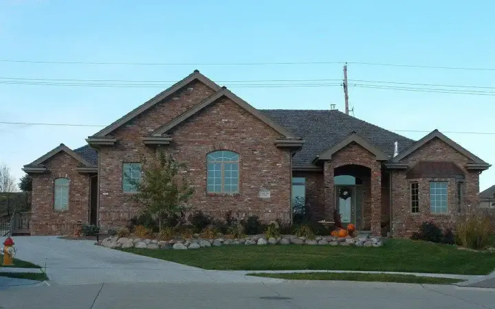Traditional house plans 52-171 - front exterior, 2,480 sq ft, 1 bed, 1 bath house plans | Monster House Plans