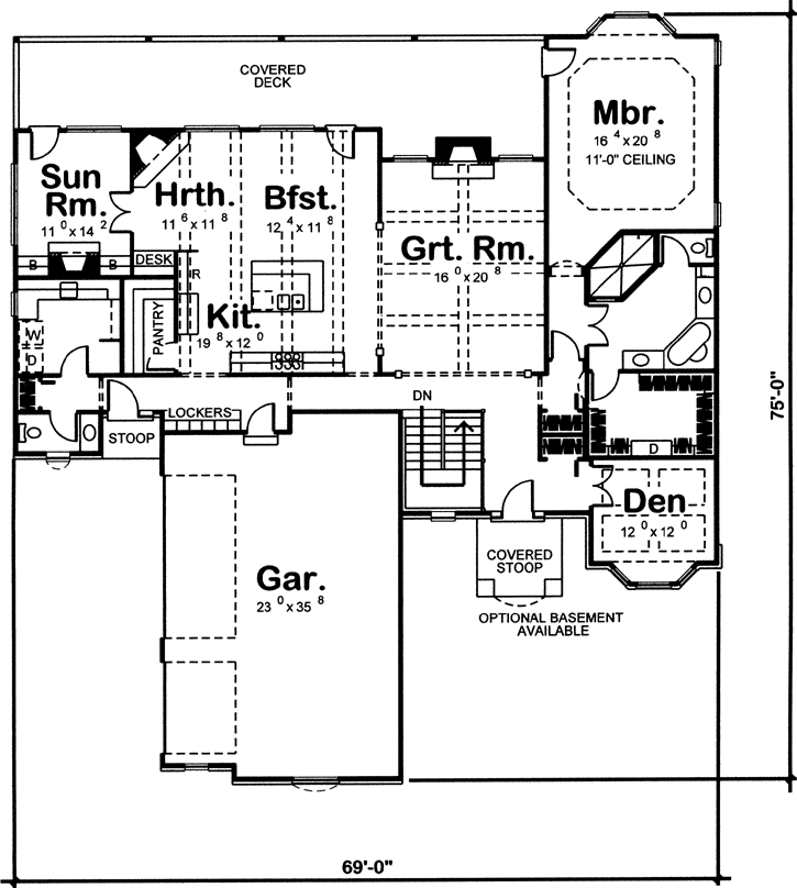 Main Floor Plan: 52-171