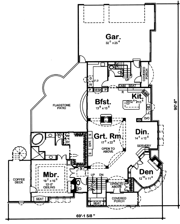 Main Floor Plan: 52-172