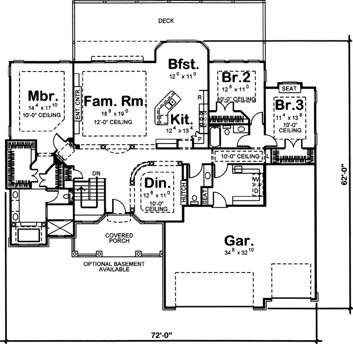 Main Floor Plan: 52-173
