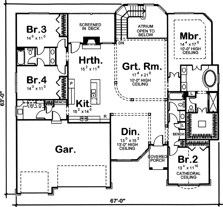 Main Floor Plan: 52-181
