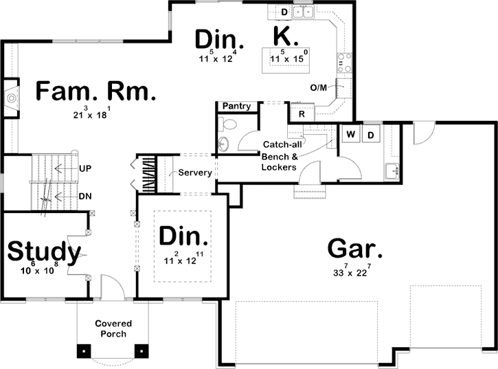 Main Floor Plan: 52-183
