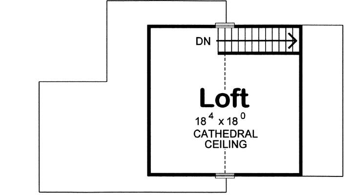 Upper/Second Floor Plan: 52-186