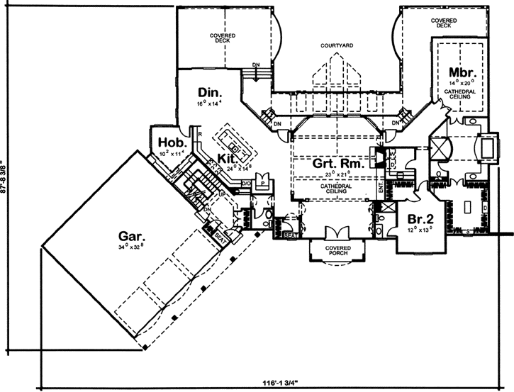 Main Floor Plan: 52-196