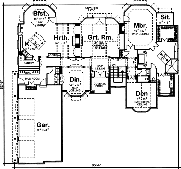 Main Floor Plan: 52-197