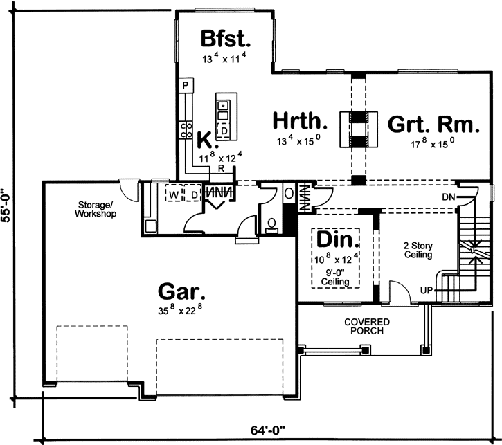 Main Floor Plan: 52-198