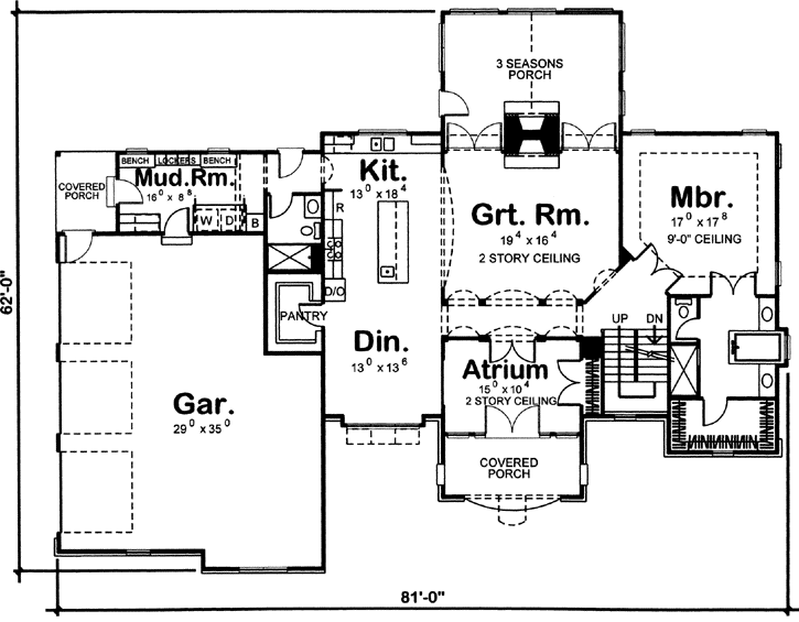 Main Floor Plan: 52-199