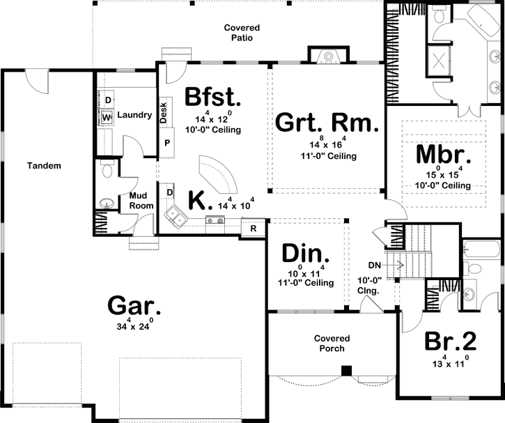 Main Floor Plan: 52-200