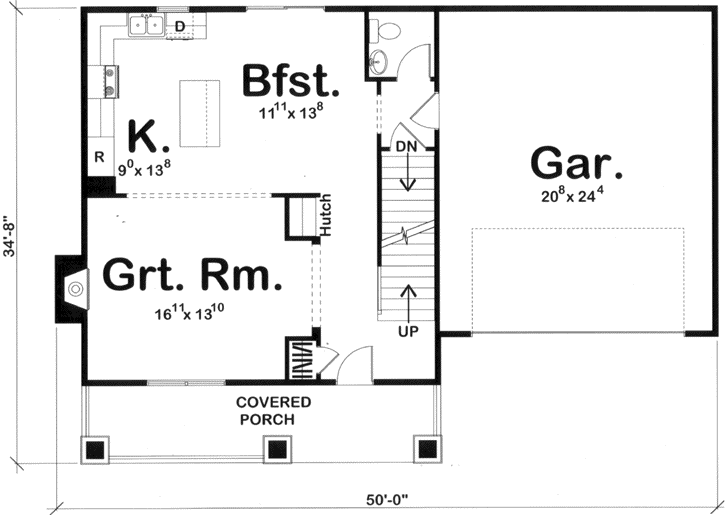 Main Floor Plan: 52-213