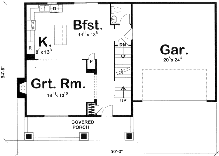 Main Floor Plan: 52-214