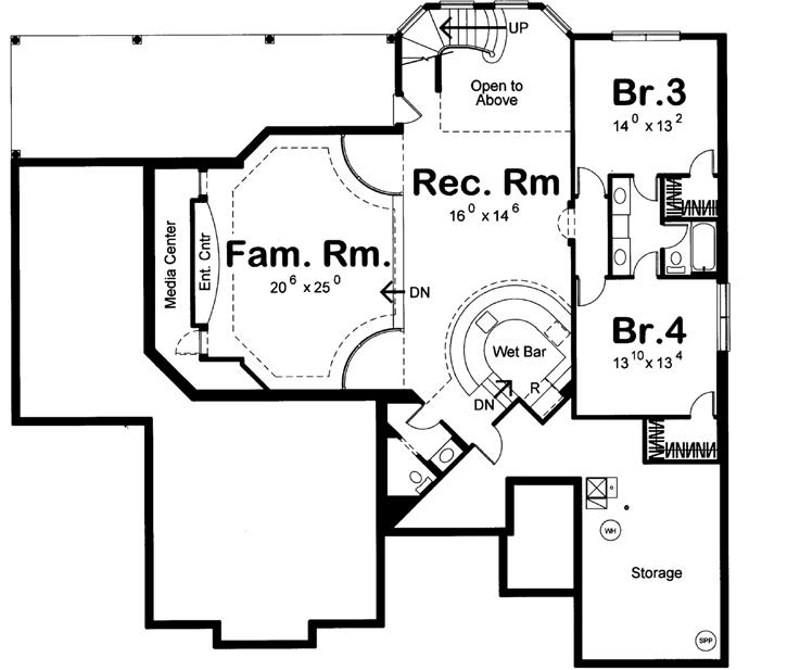 Lower Floor Plan: 52-224