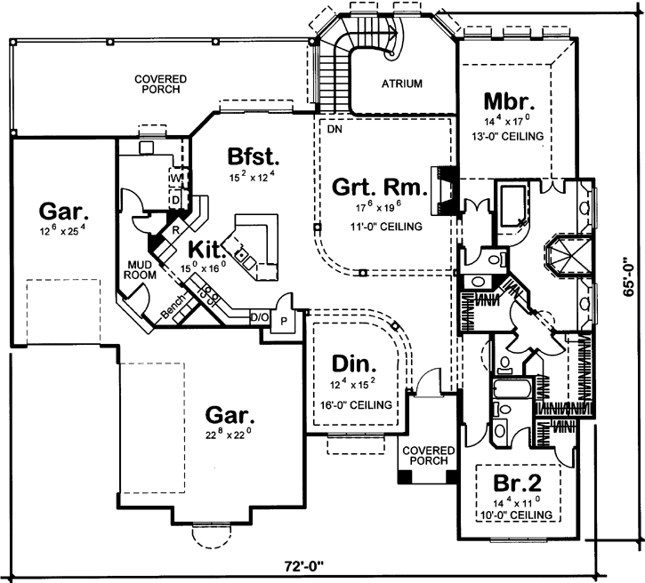 Main Floor Plan: 52-224