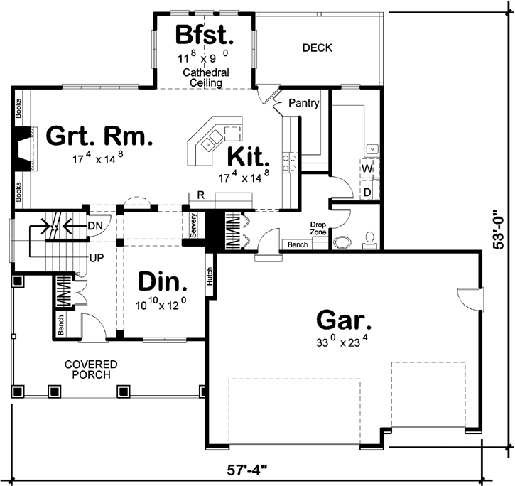 Main Floor Plan: 52-230