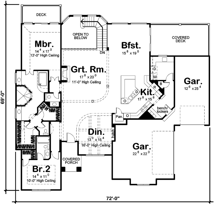 Main Floor Plan: 52-233