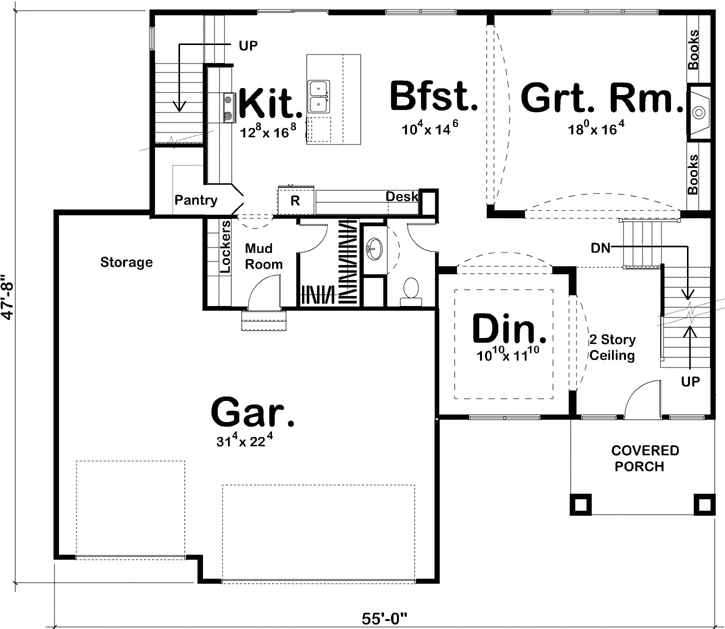 Main Floor Plan: 52-235