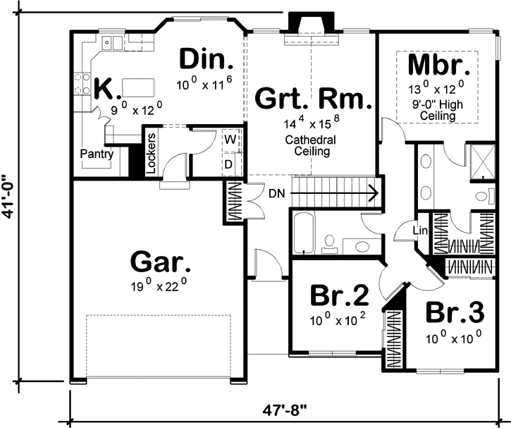 Main Floor Plan: 52-237