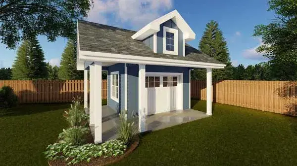 Country house plans 52-242 - front exterior, 151 sq ft, 0 bed, 0 bath house plans | Monster House Plans