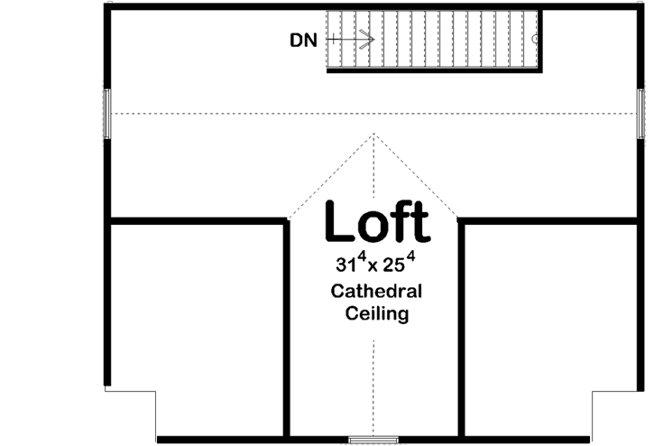 Upper/Second Floor Plan: 52-256