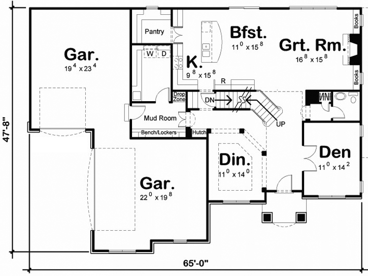 Main Floor Plan: 52-261