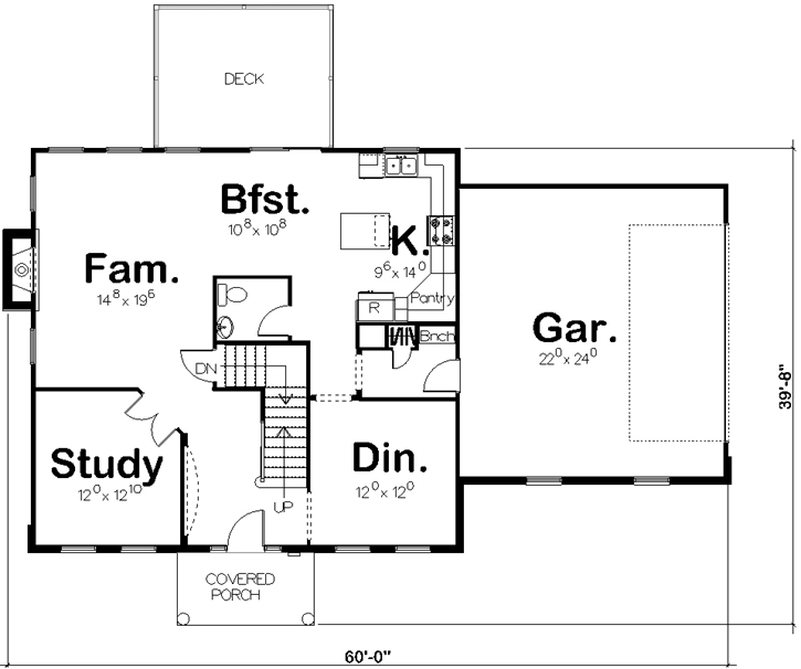 Main Floor Plan: 52-262