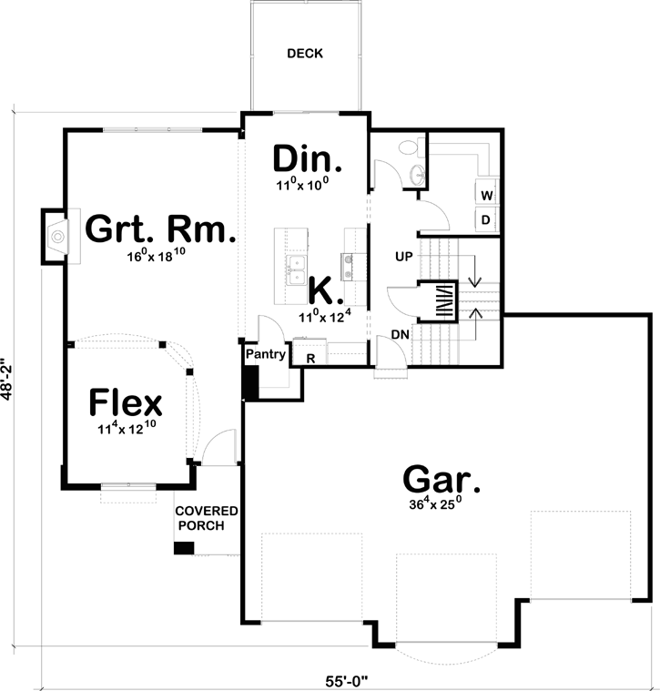 Main Floor Plan: 52-264