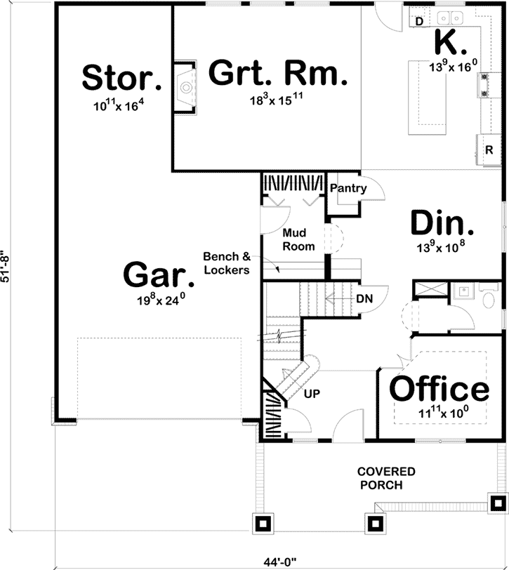 Main Floor Plan: 52-270