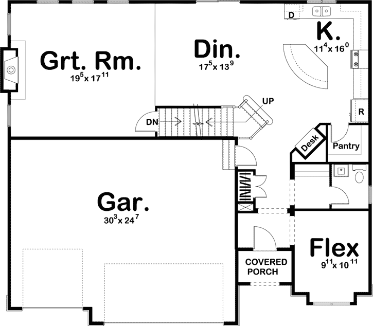 Main Floor Plan: 52-272