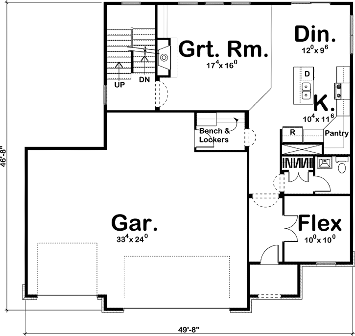 Main Floor Plan: 52-273