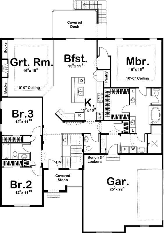 Main Floor Plan: 52-281