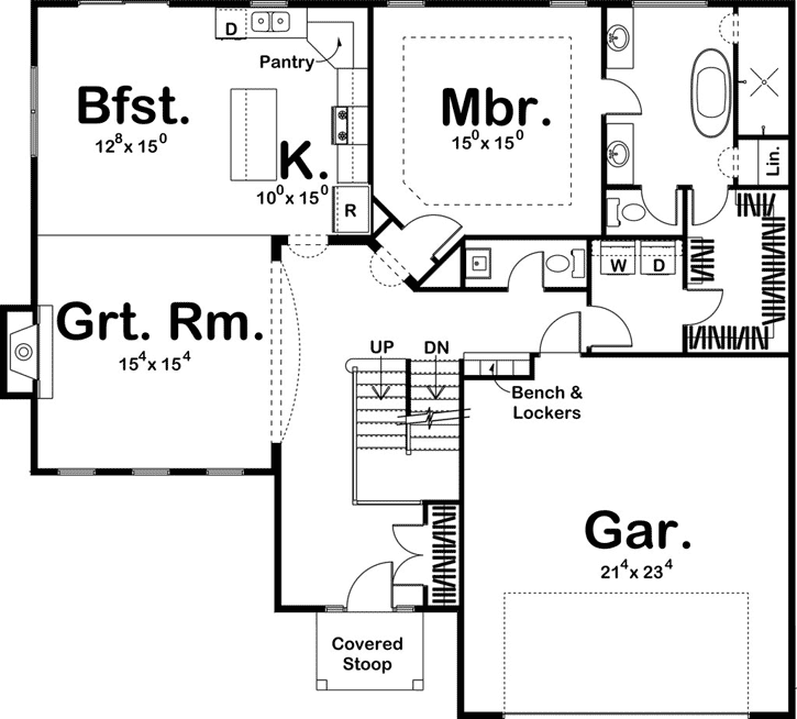 Main Floor Plan: 52-283