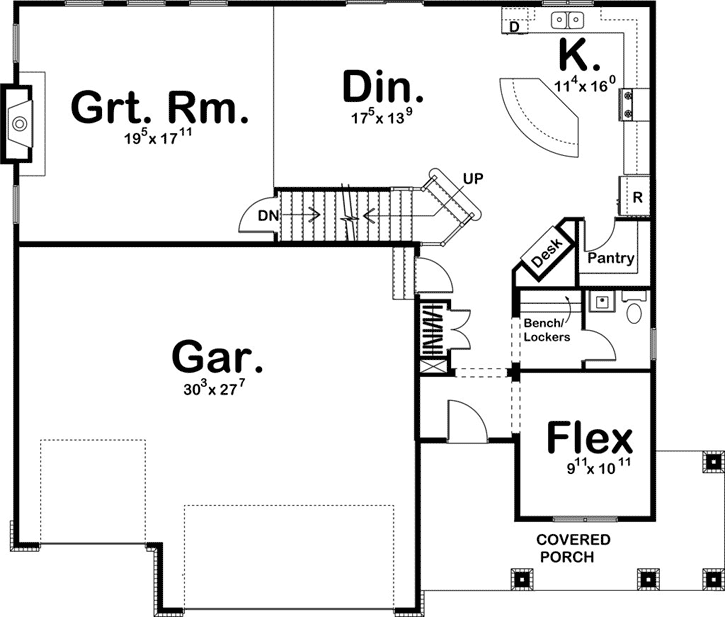 Main Floor Plan: 52-284