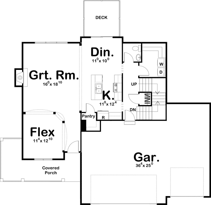 Main Floor Plan: 52-288