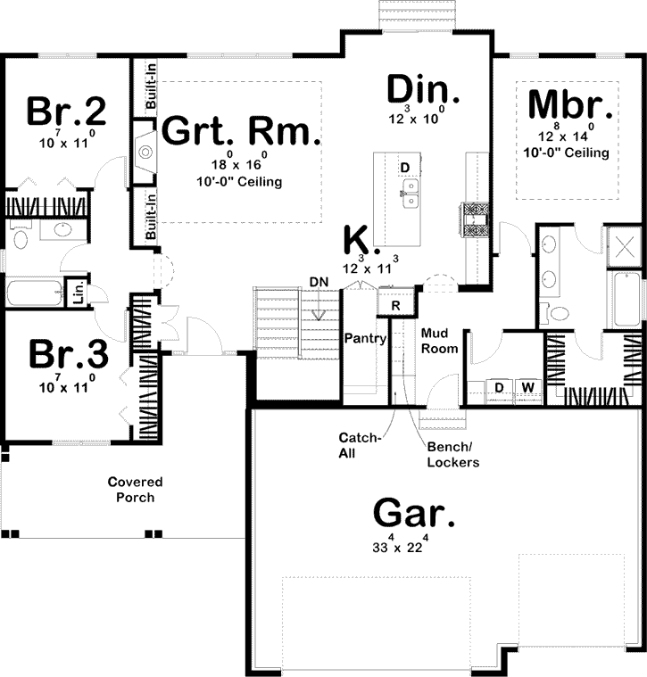 Main Floor Plan: 52-291