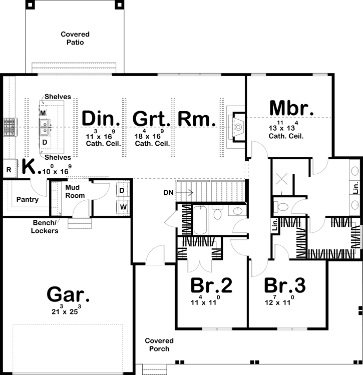 Main Floor Plan: 52-292