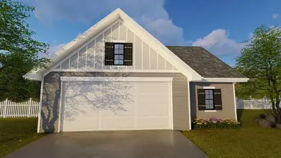 Traditional house plans 52-294 - front exterior, 864 sq ft, 0 bed, 0 bath house plans | Monster House Plans